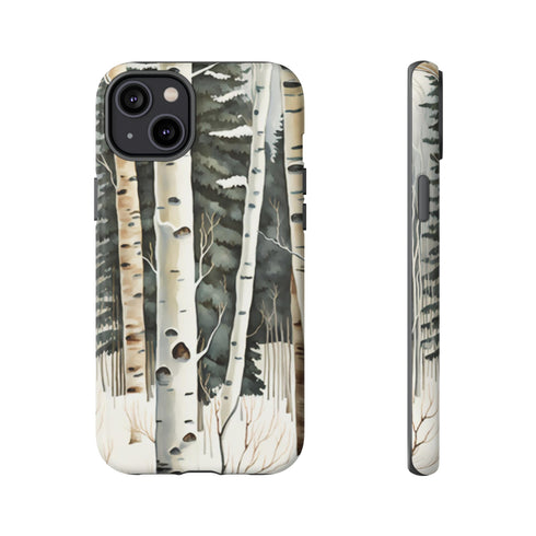 Winter Aspen Trunks - Impact Resistant Phone Case